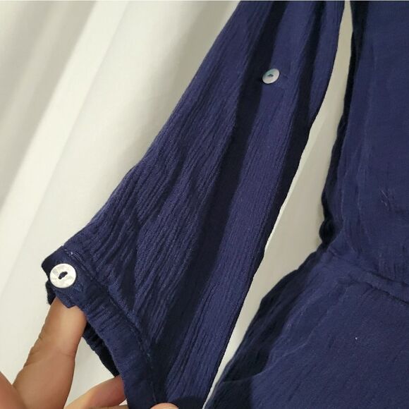 Haute monde v neck embroidered romper - Picture 4 of 9